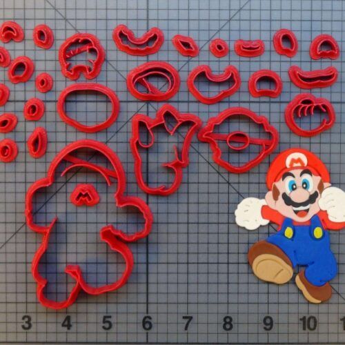 Super Mario Full Body 266-613 Cookie Cutter Set