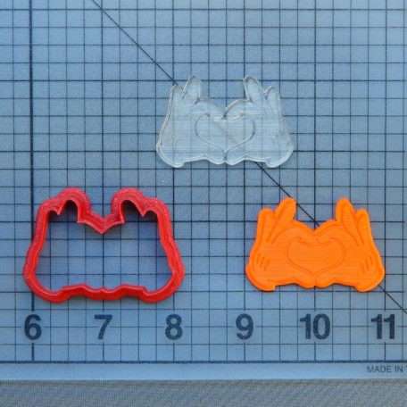Mickey Hand 227-123 Cookie Cutter and Stamp (Embossed)