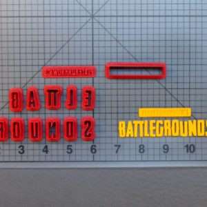 PUBG - Players Unknown's Battle Grounds 266-774 Cookie Cutter Set