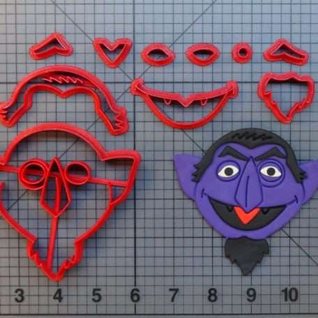 Sesame Street - Count Von Count 266-655 Cookie Cutter Set