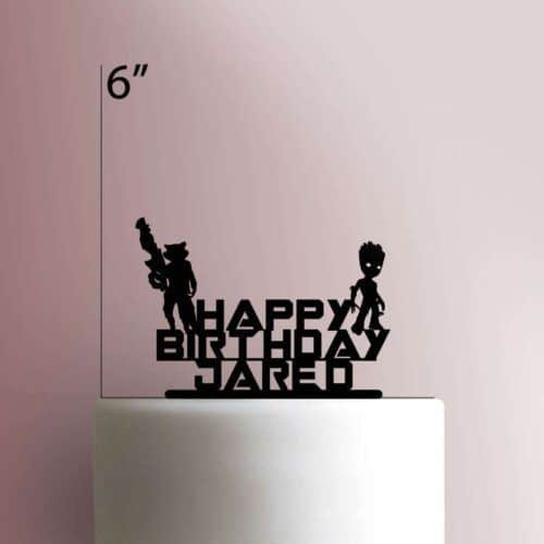 Custom Guardians of the Galaxy Happy Birthday 225-211 Cake Topper