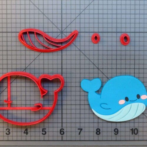 Cute Whale 266-793 Cookie Cutter Set