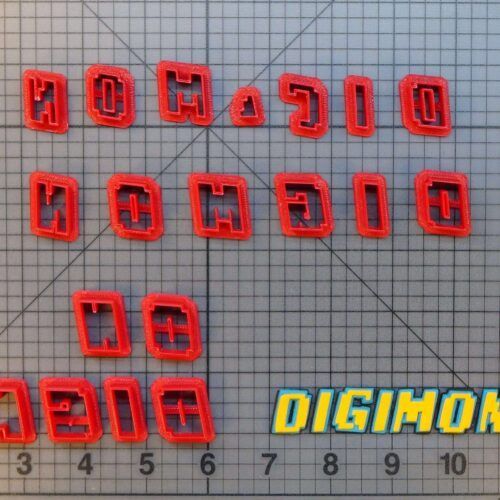 Digimon Logo 266-759 Cookie Cutter Set