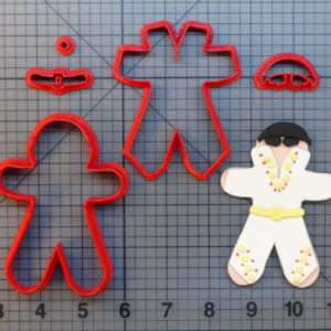 Gingerbread Elvis 266-694 Cookie Cutter Set