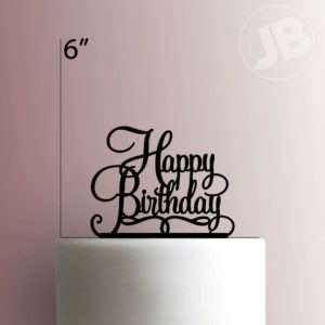 Happy Birthday 225-151 Cake Topper