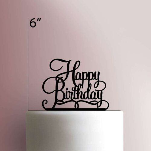 Happy Birthday 225-151 Cake Topper