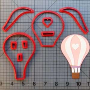 Heart Hot Air Balloon 266-786 Cookie Cutter Set