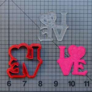 Love Soccer 227-038 Cookie Cutter and Stamp