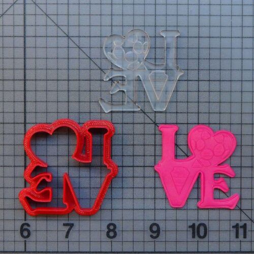 Love Soccer 227-038 Cookie Cutter and Stamp (Imprinted)