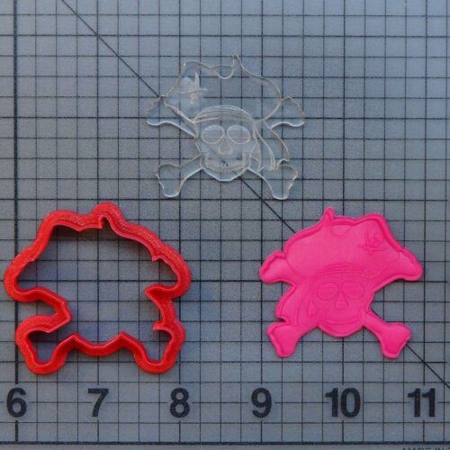 Pirate Skull 227-112 Cookie Cutter and Stamp (Imprinted)