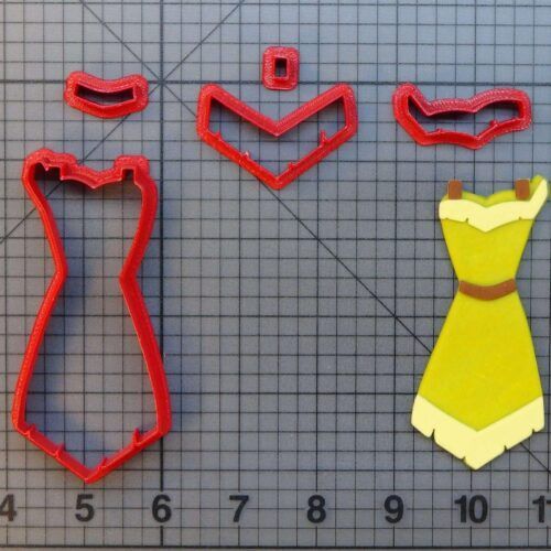 Pocahontas Dress 266-787 Cookie Cutter Set (Cartoon Character Dress 266-787)