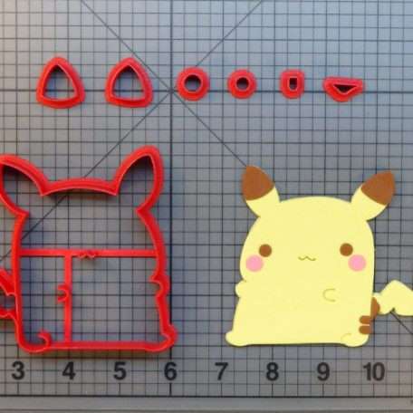 Pokemon - Chibi Pikachu 266-826 Cookie Cutter Set