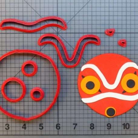 Princess Mononoke Mask 266-668 Cookie Cutter Set