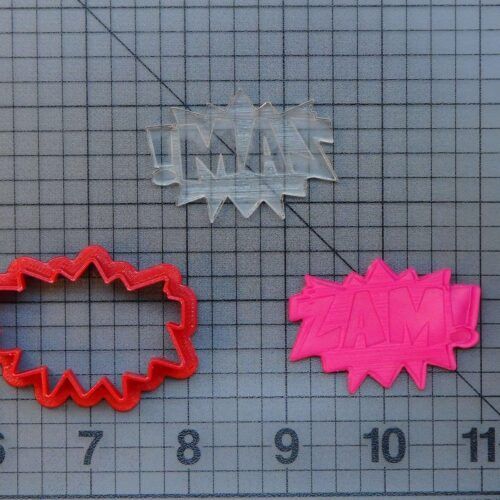 Zam Sign 227-133 Cookie Cutter and Stamp (Embossed)