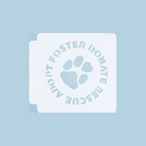 Adopt Foster Rescue 783-752 Stencil