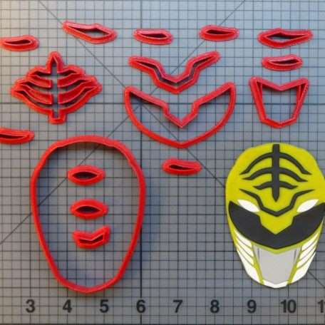 Mighty Morphin' Power Rangers - White Rangers 266-892 Cookie Cutter Set
