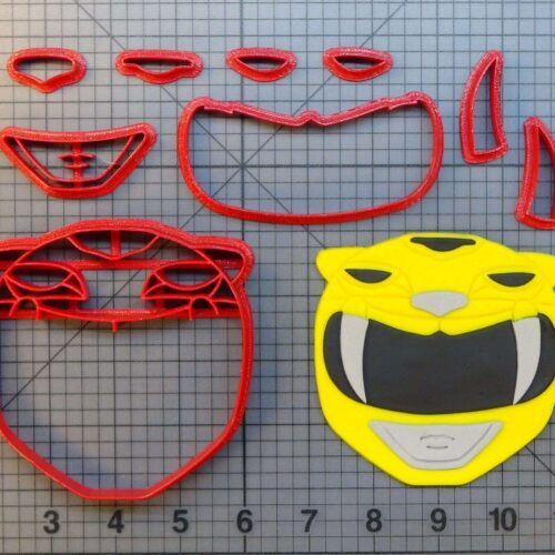 Mighty Morphin' Power Rangers - Yellow Ranger 266-886 Cookie Cutter Set