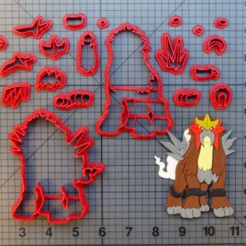 Pokemon - Entei 266-858 Cookie Cutter Set