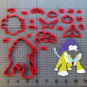 Pokemon - Raikou 266-859 Cookie Cutter Set