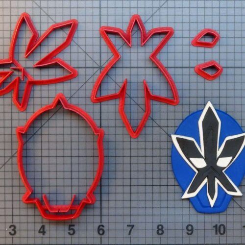 Power Rangers Samurai - Blue Samurai 266-889 Cookie Cutter Set