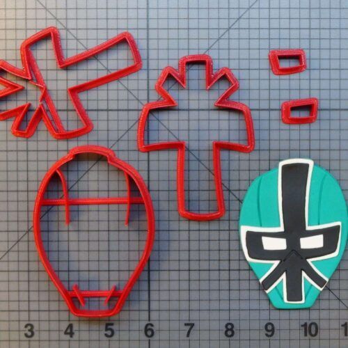 Power Rangers Samurai - Green Samurai 266-888 Cookie Cutter Set