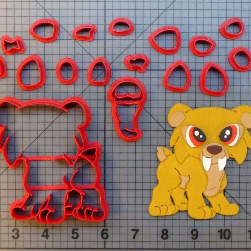 Saber Tooth Tiger 266-857 Cookie Cutter Set