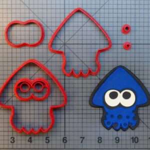 Splatoon - Squid 266-877 Cookie Cutter Set