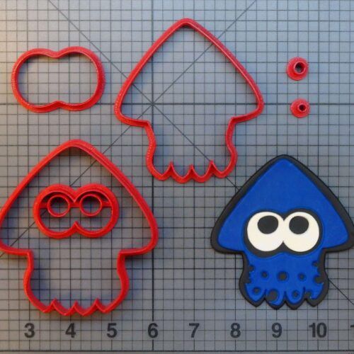 Splatoon - Squid 266-877 Cookie Cutter Set