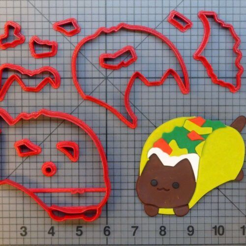 Taco Cat 266-851 Cookie Cutter Set