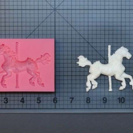 Carousel Horse LK876 Silicone Mold