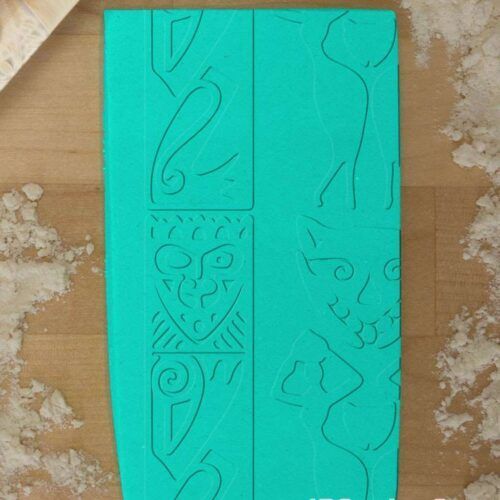 African Pattern 765-191 Rolling Pin