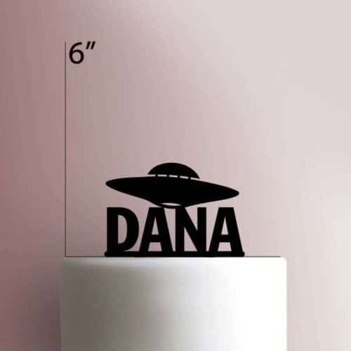 Custom Flying Saucer 225-223 Cake Topper