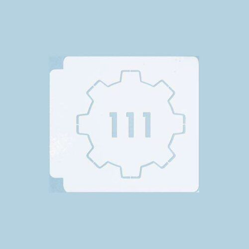 Fallout Vault 111 783-775 Stencil