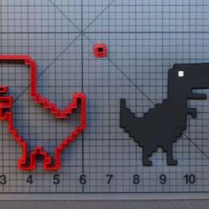 Google Chrome Dinosaur 266-A003 Cookie Cutter Set