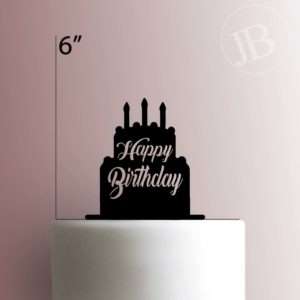 Happy Birthday Cake 225-273 Cake Topper