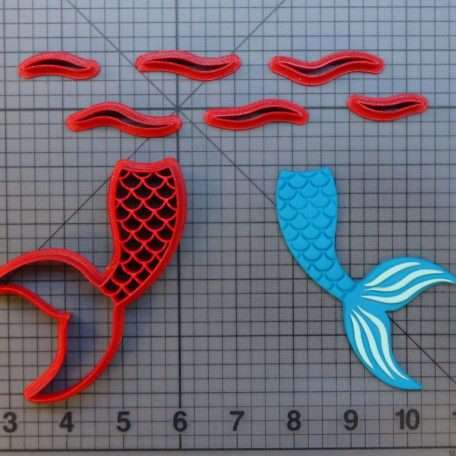 Mermaid Tail 266-A018 Cookie Cutter Set