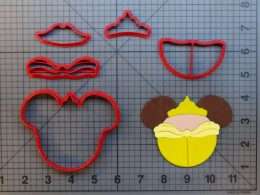 Mickey Mouse - Belle 266-817 Cookie Cutter Set