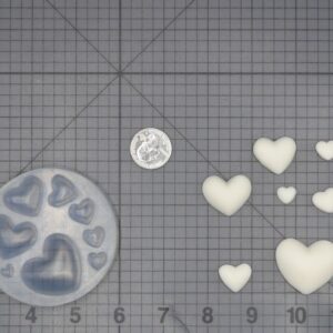 Plain Heart 745-094 Silicone Mold