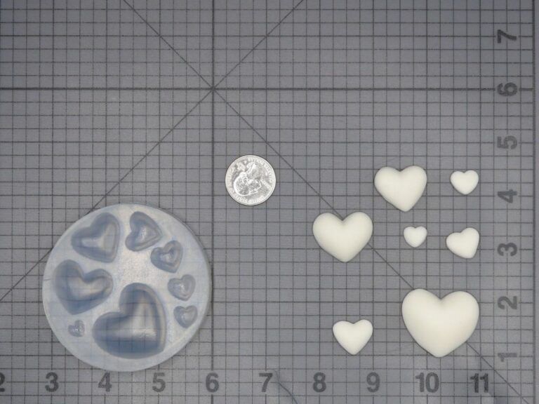 Plain Heart 745-094 Silicone Mold