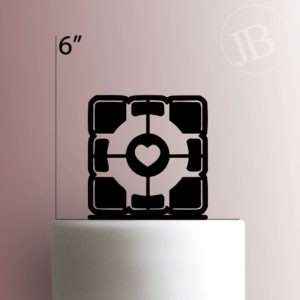 Portal - Companion Cube 225-261 Cake Topper