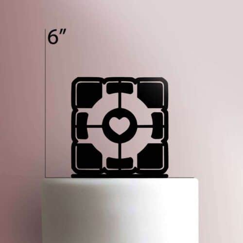 Portal - Companion Cube 225-261 Cake Topper