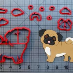 Pug 266-948 Cookie Cutter Set