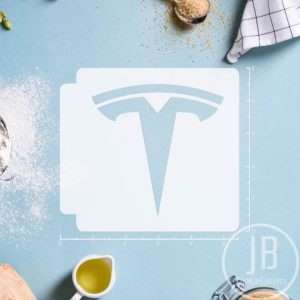 Tesla Logo 783-869 Stencil