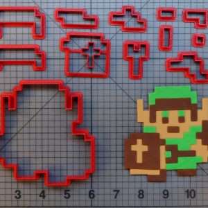 The Legend of Zelda - Link Sprite 266-A046 Cookie Cutter Set