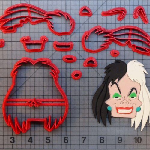 101 Dalmations - Cruella De Vil 266-A117 Cookie Cutter Set