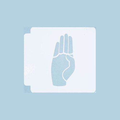 ASL Alphabet B 783-A206 Stencil