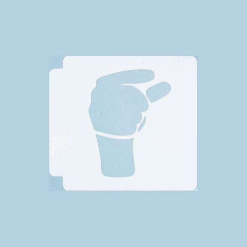ASL Alphabet G 783-A211 Stencil