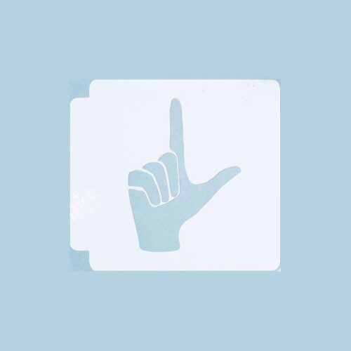 ASL Alphabet L 783-A216 Stencil