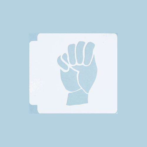 ASL Alphabet M 783-A217 Stencil