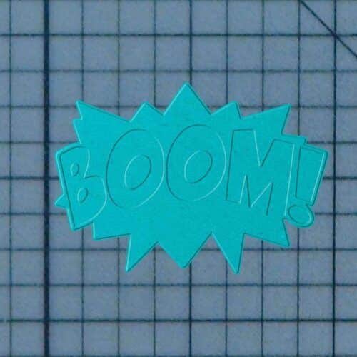 Boom Sign 227-131 Cookie Cutter and Stamp (Embossed 1)